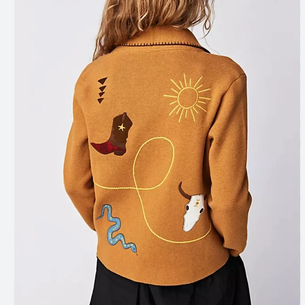 NEW Free People x Pendleton Souvenir Western Cardigan Large - Picture 2 of 10